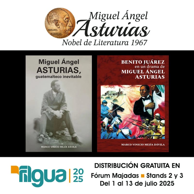 El domingo 13 de julio habrá presentación de la obra del escritor guatemalteco Miguel Ángel Asturias.