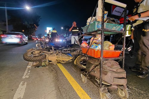 Vendedora ambulante muere atropellada por motocicleta en la calzada Aguilar Batres