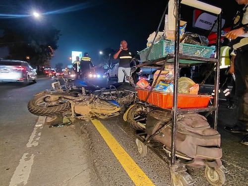 Vendedora ambulante muere atropellada por motocicleta en la calzada Aguilar Batres