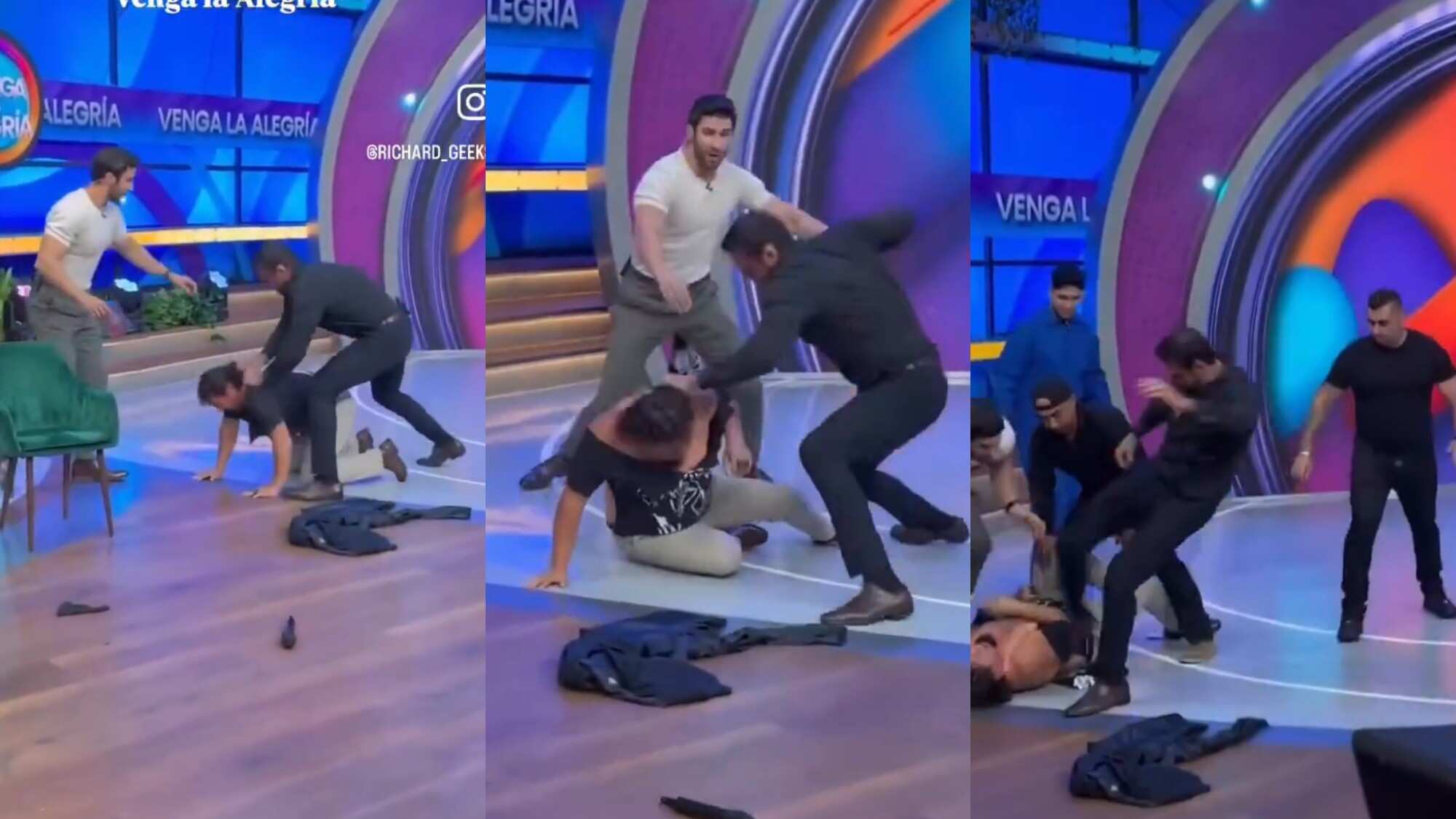 Alberto del Río inicia pelea en Venga la Alegría