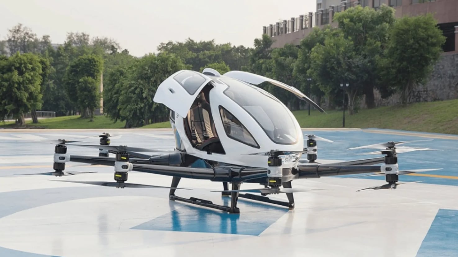 China autoriza las licencias para los taxis voladores