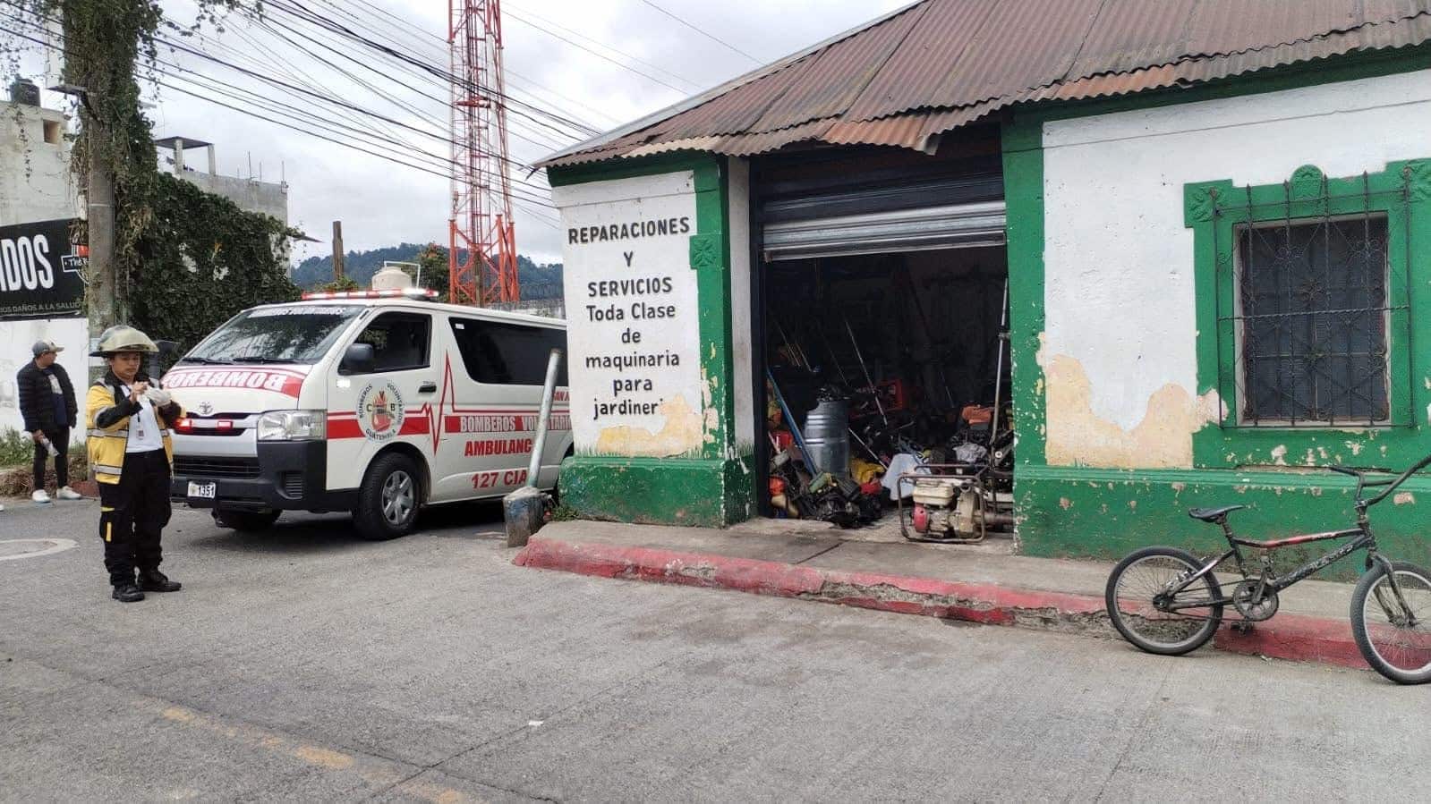 Bomberos Voluntarios atendieron la emergencia. Foto: CBV