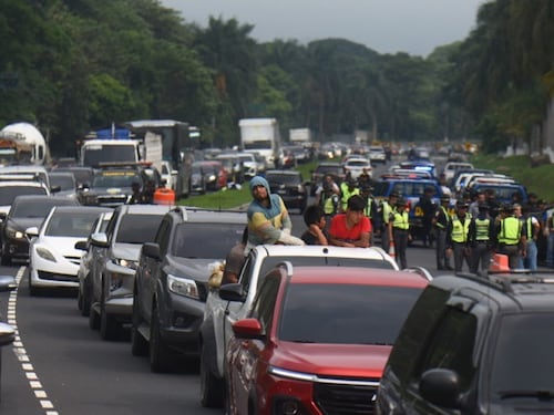 ¡Retorno masivo! Capitalinos congestionan la autopista Palín–Escuintla