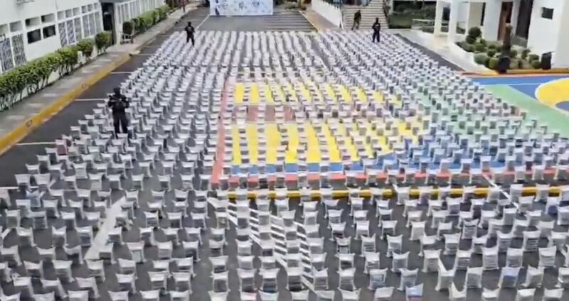 República Dominicana incauta 9.5 toneladas de droga