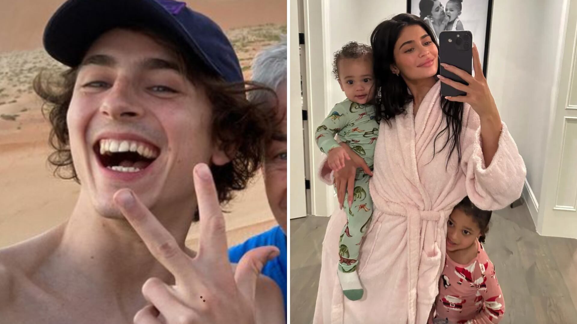 ¿Papá perfecto? Así es como Timothée Chalamet estaría entusiasmado con Kylie Jenner.