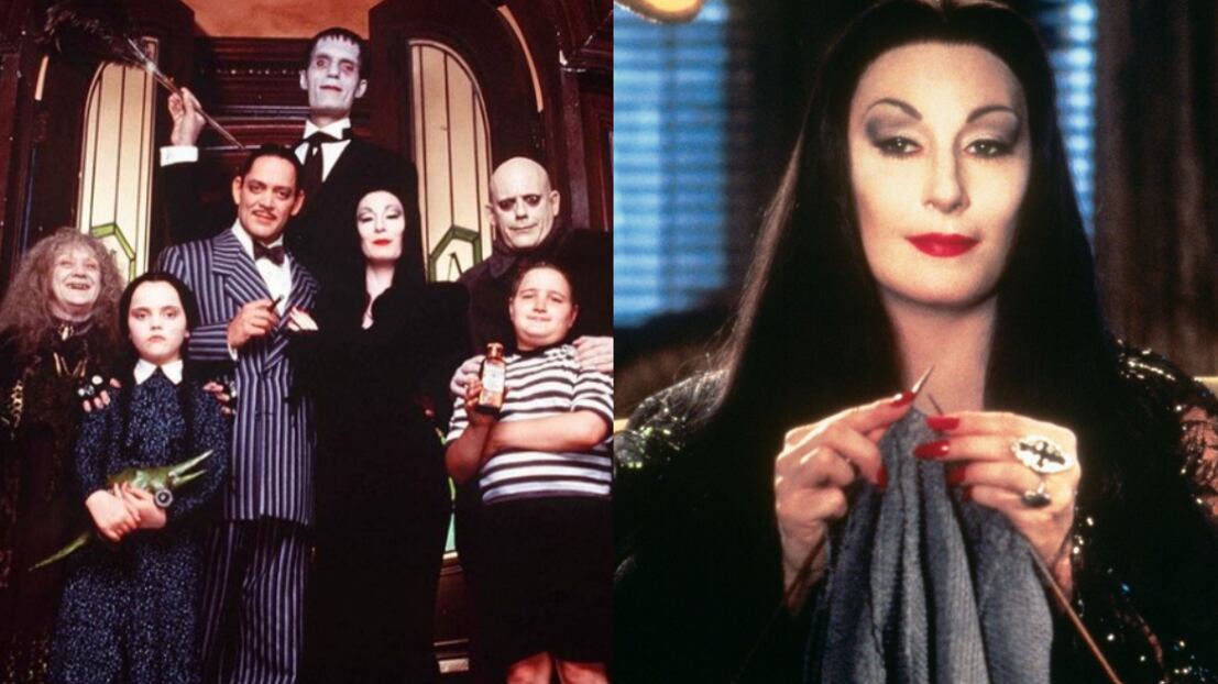 Anjelica Huston marcó la cultura pop con su representación de Morticia Addams en los noventas