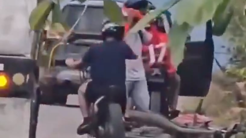 El incidente ocurrió en Santa Ana, El Salvador. Foto: RRSS