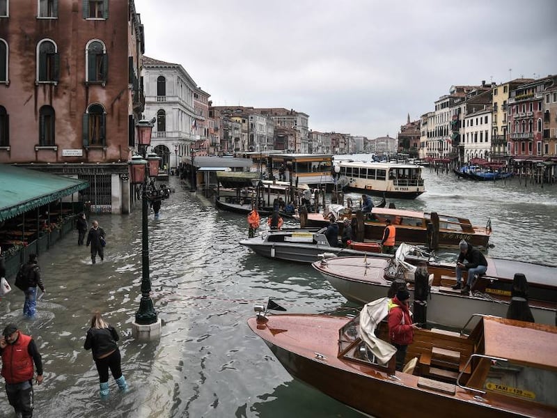 VIDEO. “Desastre apocalíptico”: Venecia es afectada por marea alta histórica