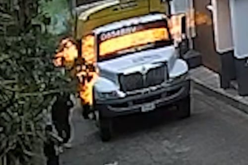 VIDEO. Uno de los terroristas de Santa Catarina Pinula casi muere quemado