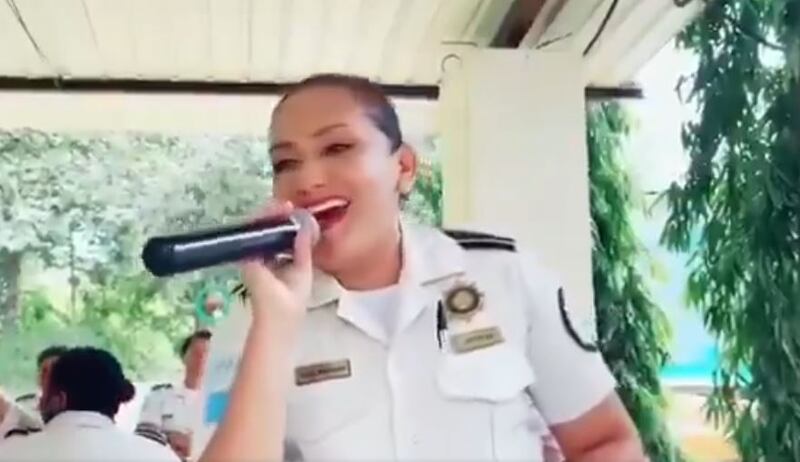 la policía Gilda Maritriny Medrano Barillas.
