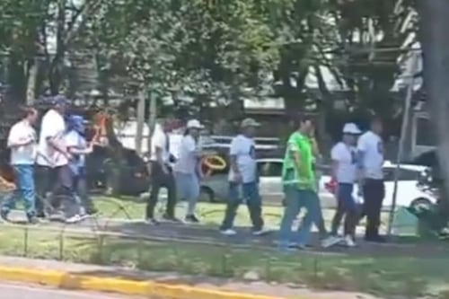 VIDEO. Caminata avanza por la avenida Reforma