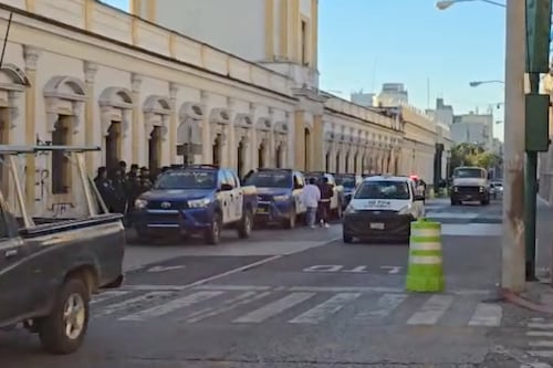 Así lucen los alrededores del Congreso previo a la Sesión Solemne