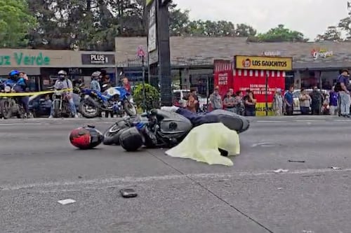 VIDEO. Así fue abatido un supuesto motoladrón en ruta Interamericana