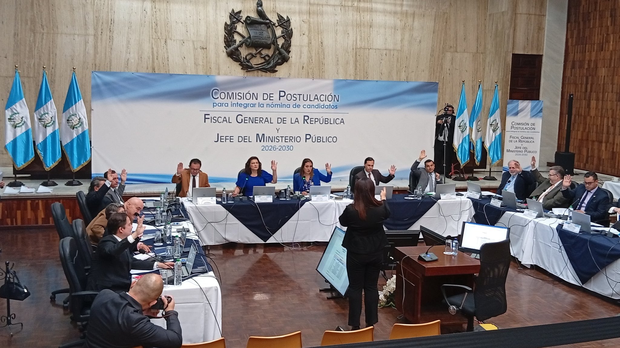 Comisión de Postulación para Fiscal General. Foto: Guatemala Visible