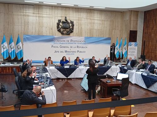 CANG anuncia fase final en elección de Fiscal General del MP