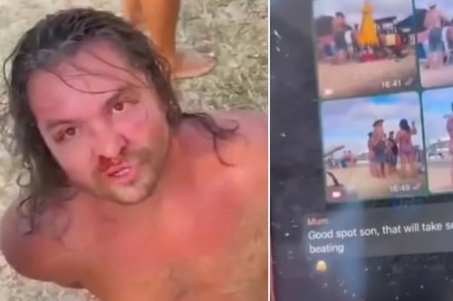 VIDEO. Hombre fue capturado grabando mujeres sin su consentimiento en una playa de Brasil y esto le hicieron