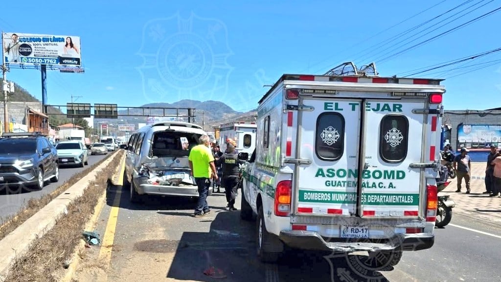 Accidente de tránsito. Foto: Bomberos departamentales