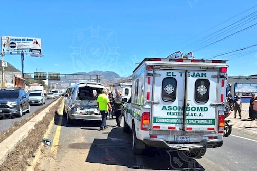 Cinco estudiantes hospitalizados tras accidente en ruta Interamericana