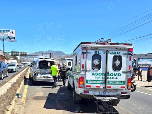 Cinco estudiantes hospitalizados tras accidente en ruta Interamericana