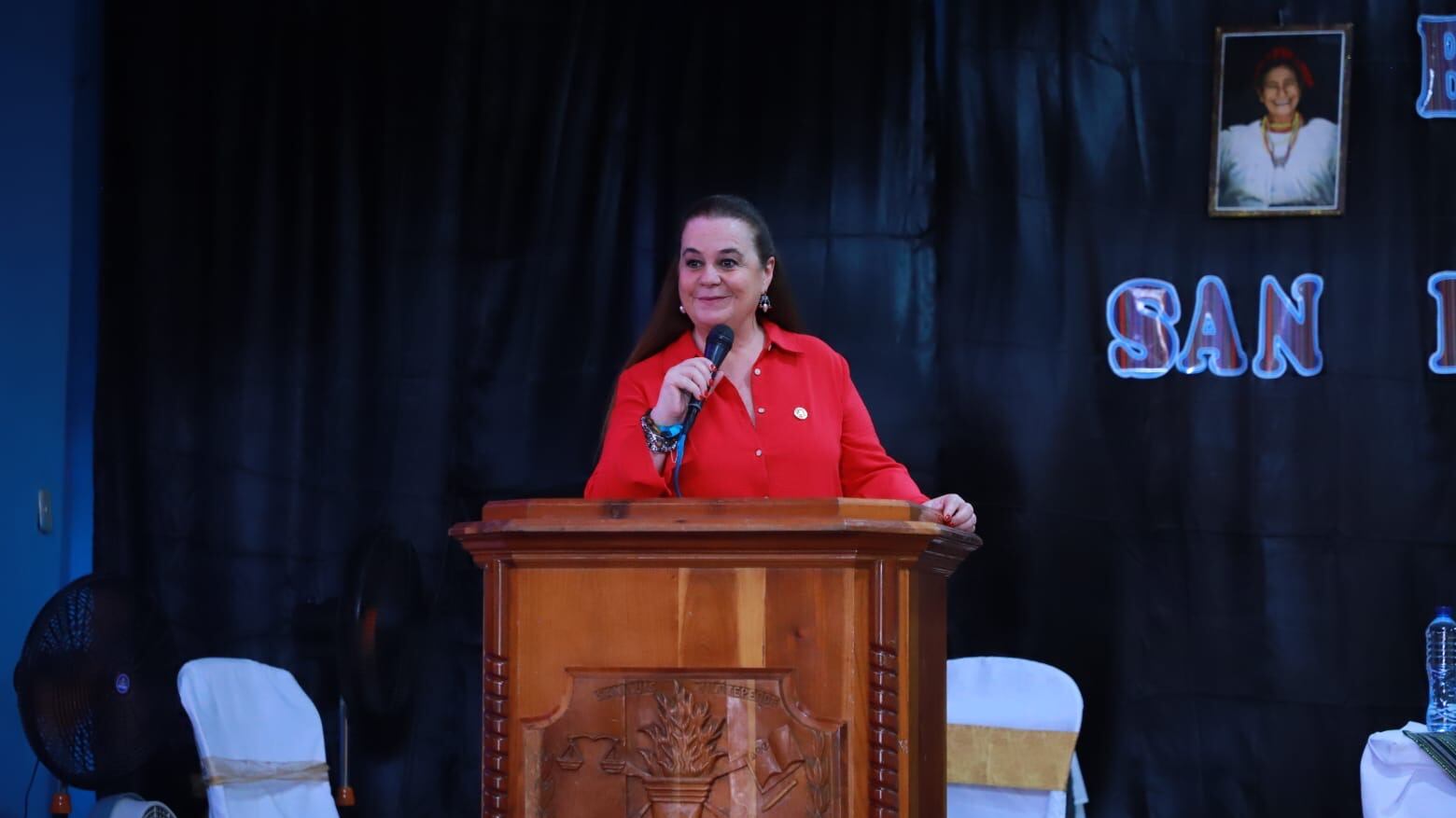 La ministra de Educación, Anabella Giracca, se pronunció por las declaraciones de joviel Acevedo.