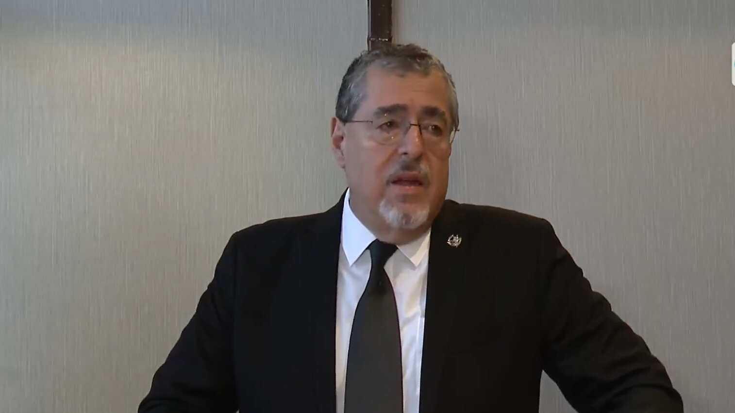 El presidente Bernardo Arévalo