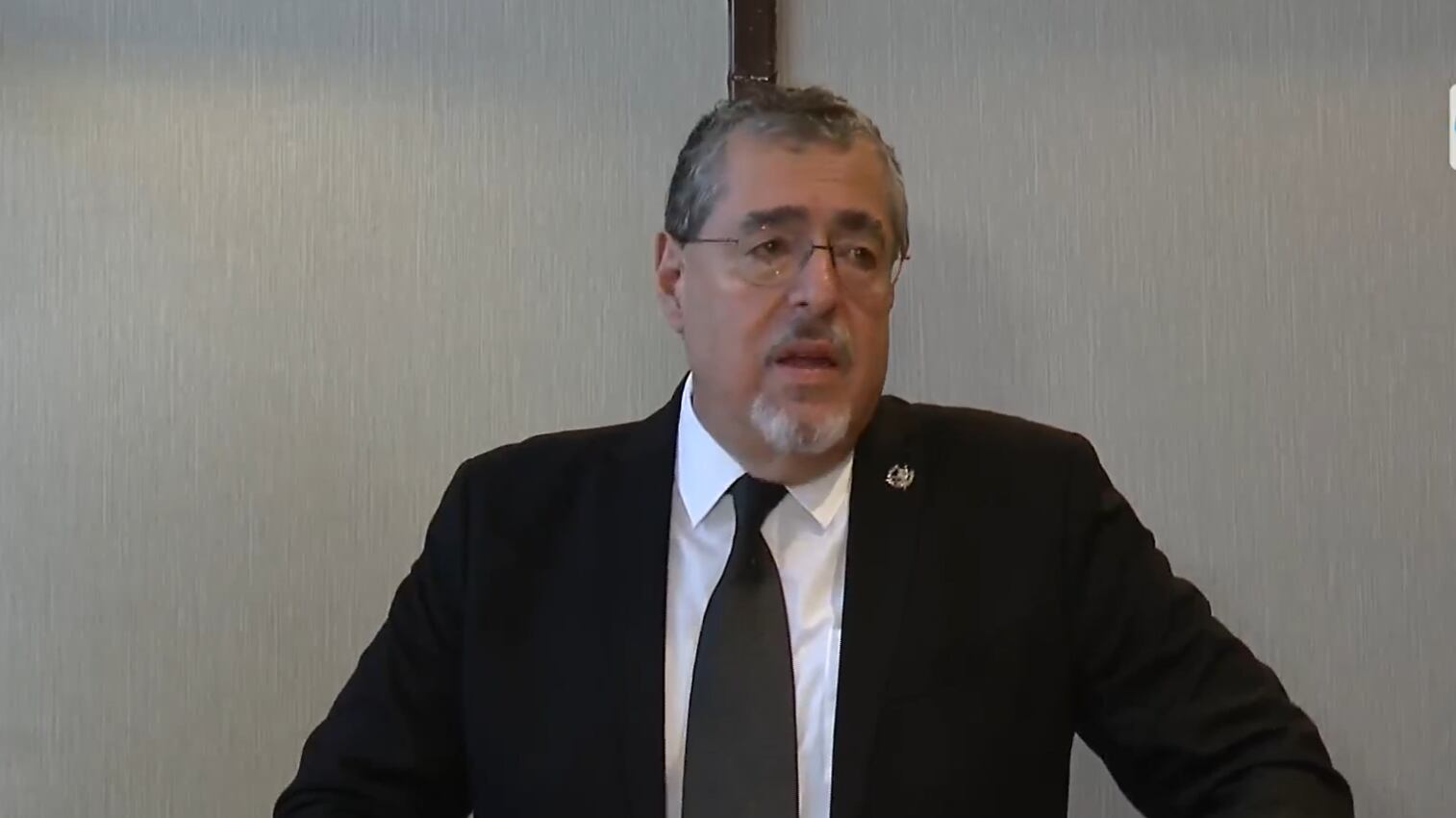 El presidente Bernardo Arévalo