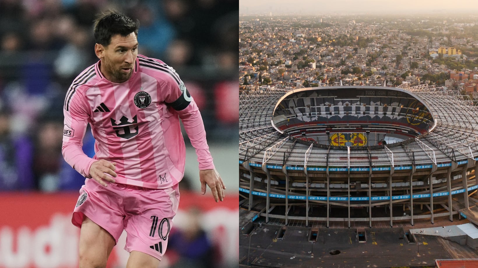 Messi podría jugar contra América en el Azteca.