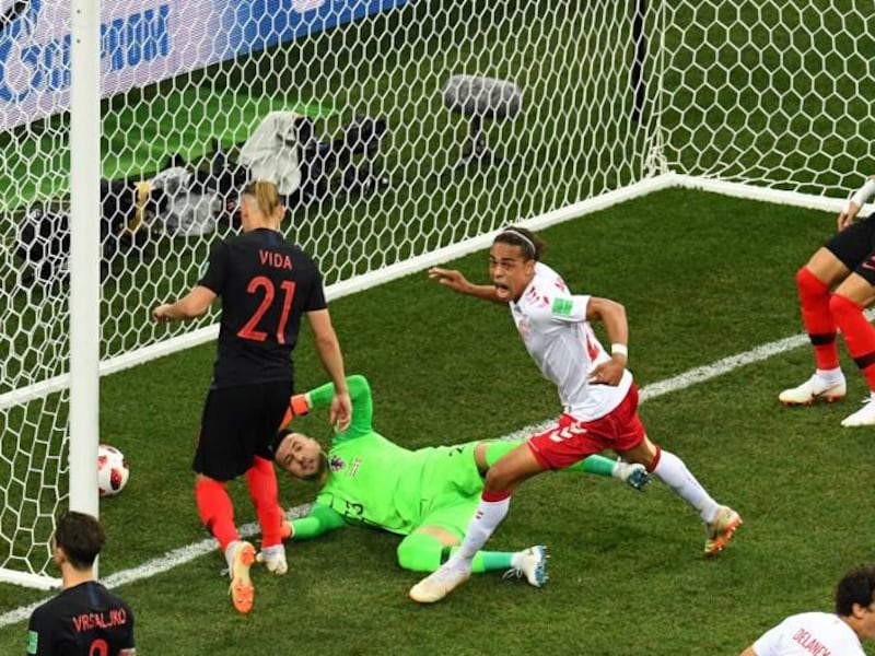 Un nuevo récord en el Mundial se da en el juego entre Croacia y Dinamarca