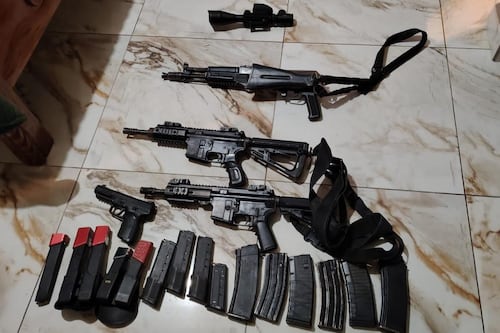 Ubican arsenal durante allanamiento en El Progreso