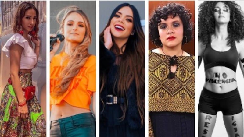 Los poderosos mensajes de las mujeres de la farándula guatemalteca en el #8M