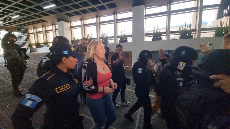 Capturan a Marta Castañeda Torres, sobrina de Sandra Torres. Foto: DCA