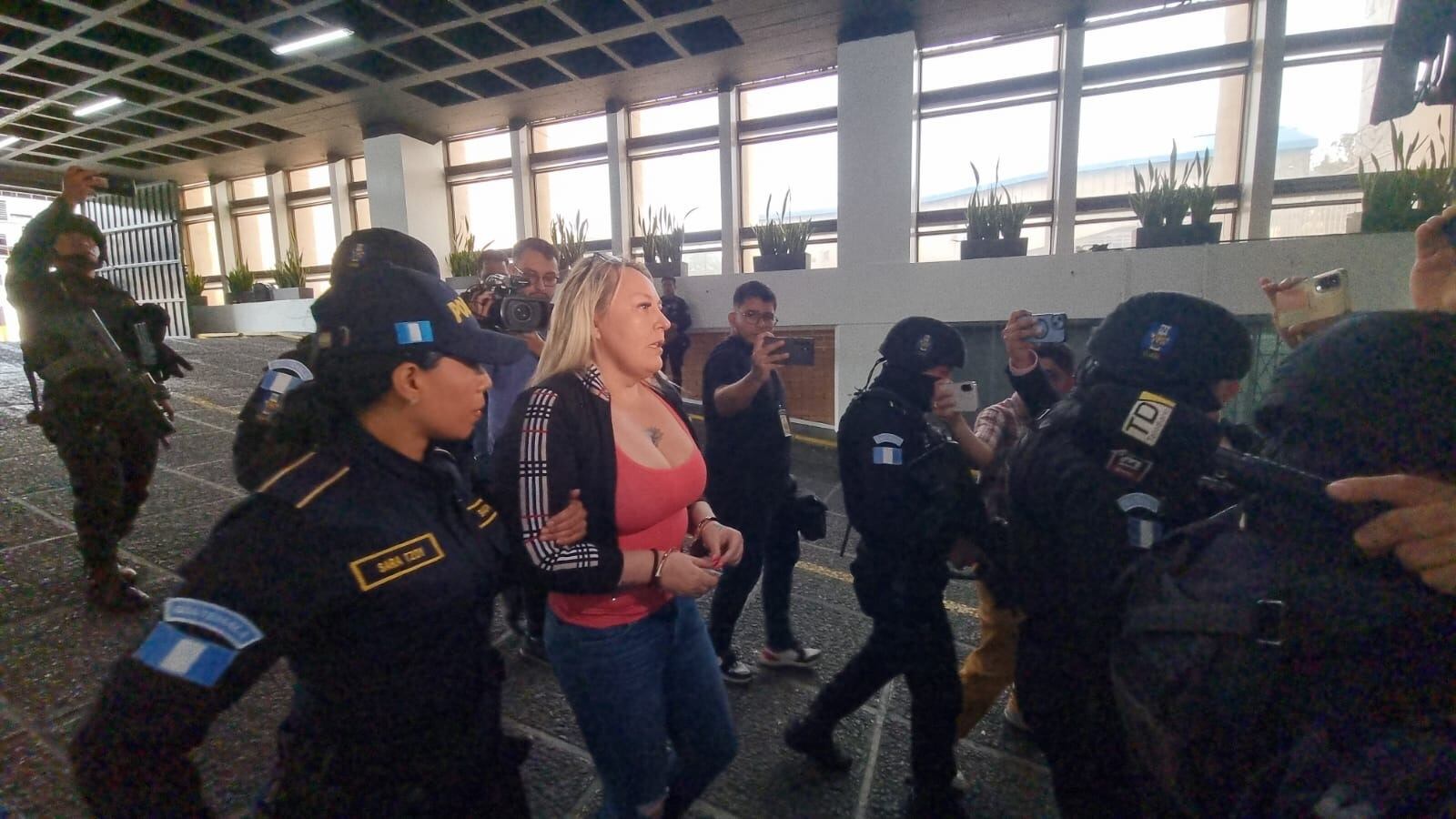 Capturan a Marta Castañeda Torres, sobrina de Sandra Torres. Foto: DCA