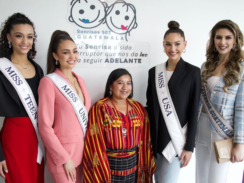 Miss Universo está en Guatemala y estas son algunas imágenes de su visita
