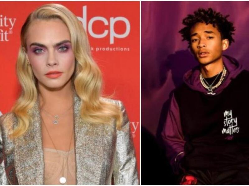 FOTOS. Captan a Jaden Smith y Cara Delevingne besándose