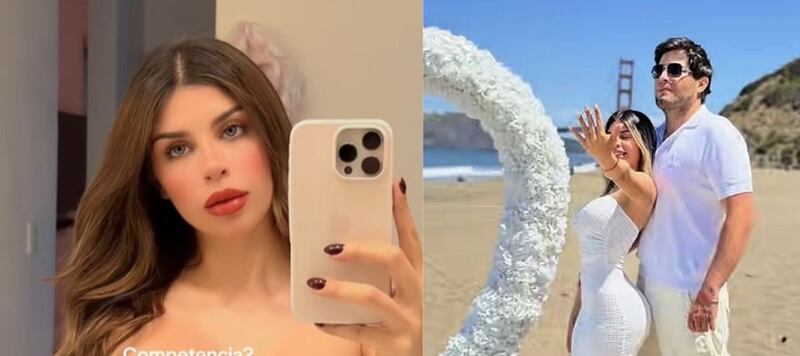Lo que hizo el esposo de Carolina Flores con el cuerpo de la modelo.