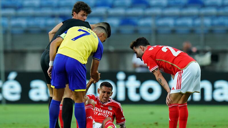 ¡No lo has visto! Esto le hizo Ángel Di María a Cristiano Ronaldo