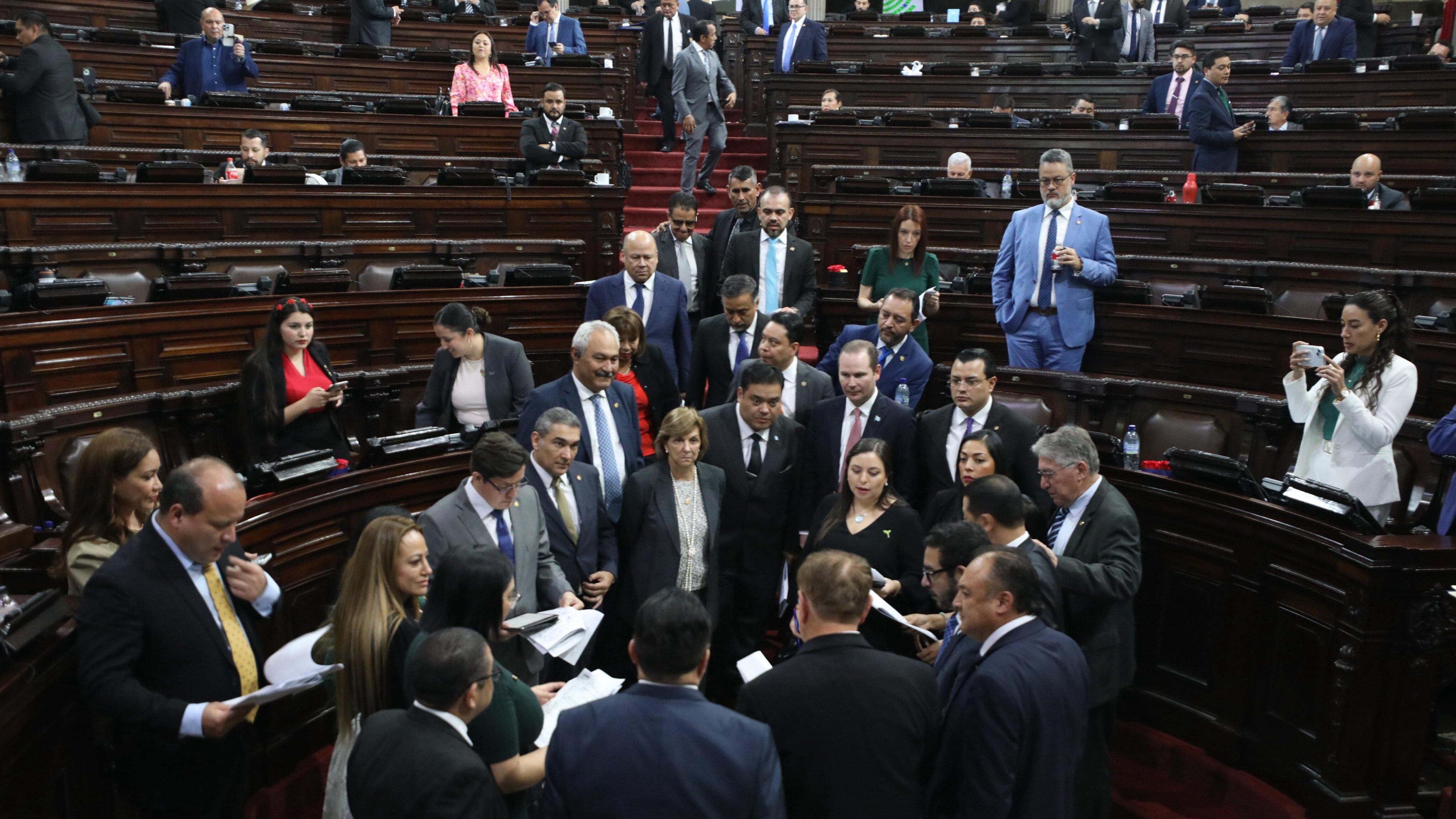 Pleno del Congreso de Guatemala.