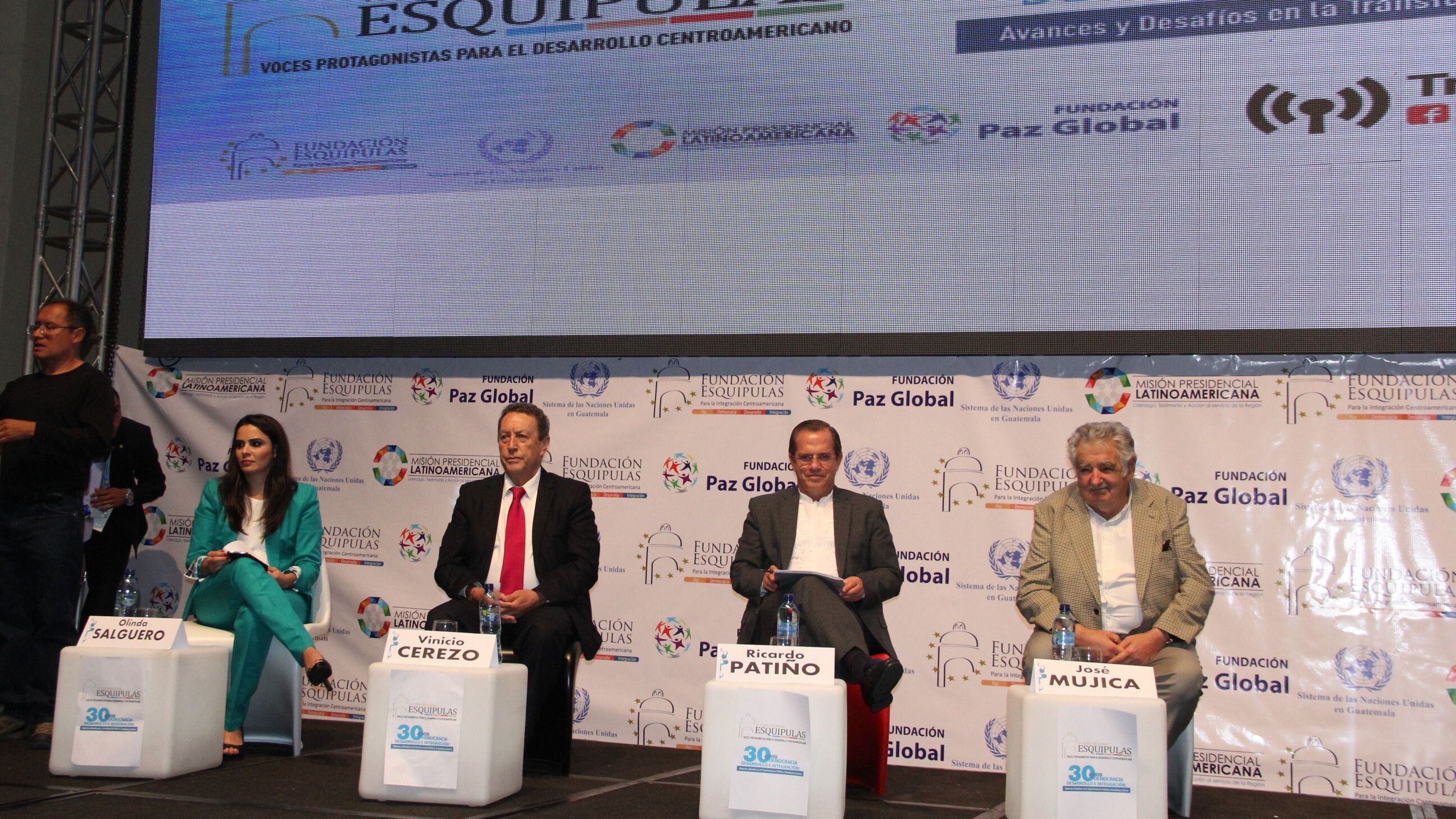 El fallecido expresidente uruguayo, José Mujica, participó en el Foro Esquipulas. Foto: Fundación Esquipulas.