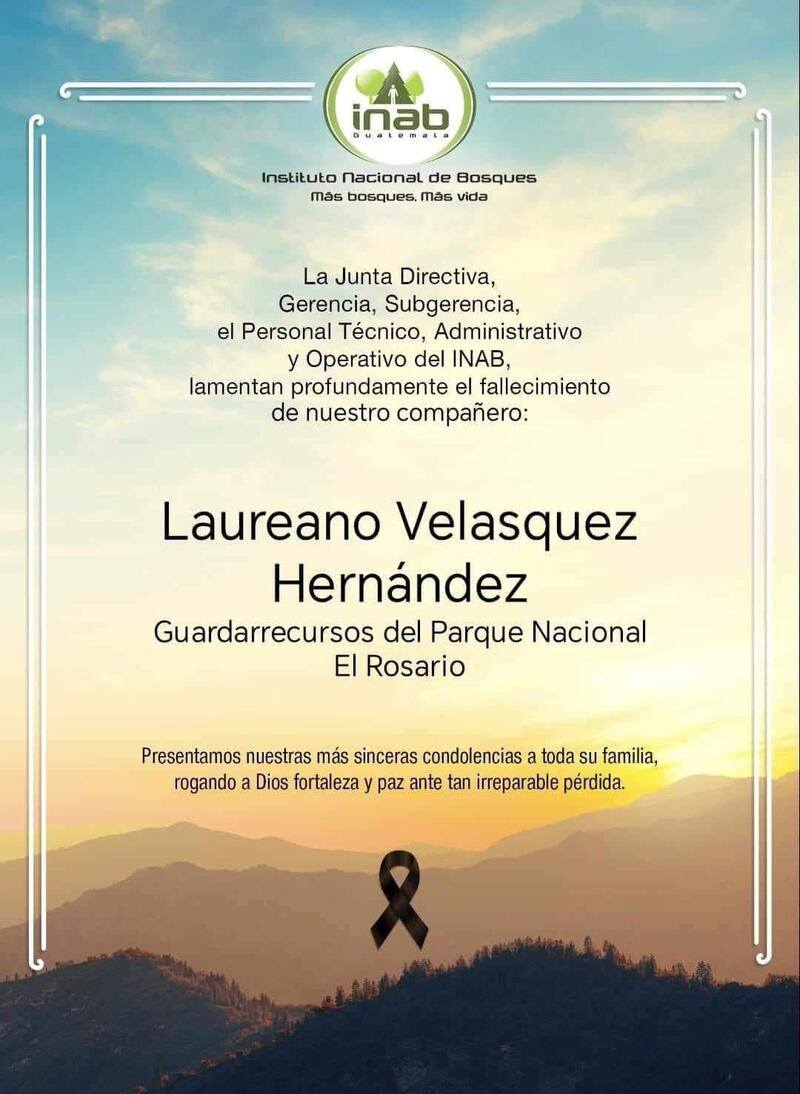 Fallece bombero forestal intentando apagar el incendio que consume Petén