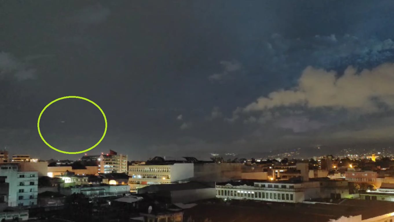 Captan ovni en la zona 1 de Guatemala