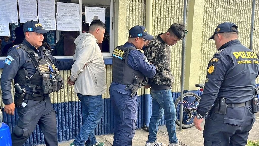 PNC informó que ambos son pandilleros del barrio 18. Foto: RRSS