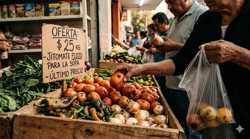 Hasta 70% ya dejó los alimentos frescos y de calidad; otro 10% canceló de plano lo más caro del súper.