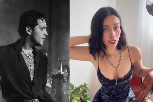 ¿Nodal le regaló su collar a la violinista? Esmeralda Camacho presume accesorio en video