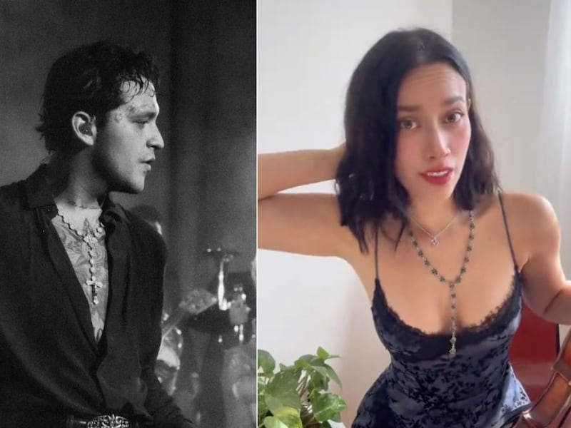 ¿Nodal le regaló su collar a la violinista? Esmeralda Camacho presume accesorio en video