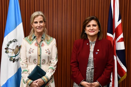 Vicepresidenta Karin Herrera sostuvo reunión con la Duquesa de Edimburgo