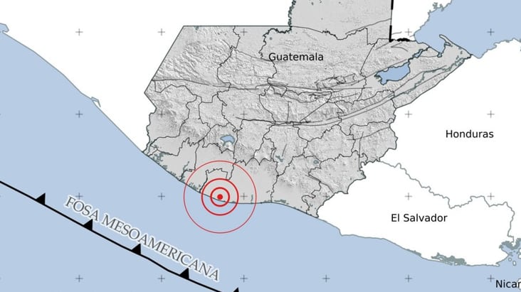 Temblor de magnitud 4.9 se registra este 16 de abril