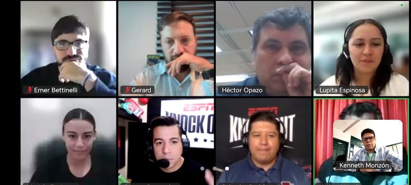 Periodistas de la región centroamericana, Caribe y Sudamérica conversan con los expertos del box de ESPN.