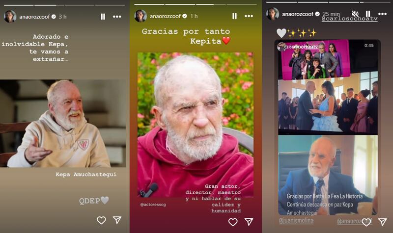 Ana María Orozco desde sus redes sociales