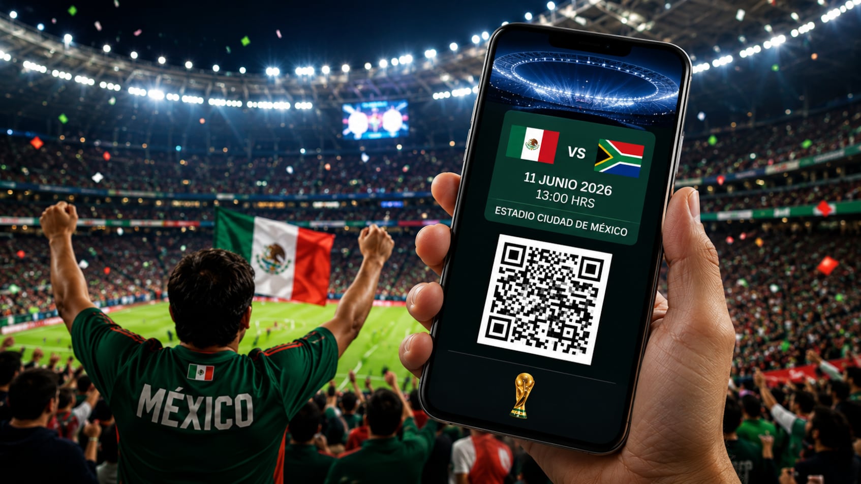 FIFA reveló que aficionados con boleto deberán descargar una aplicación.