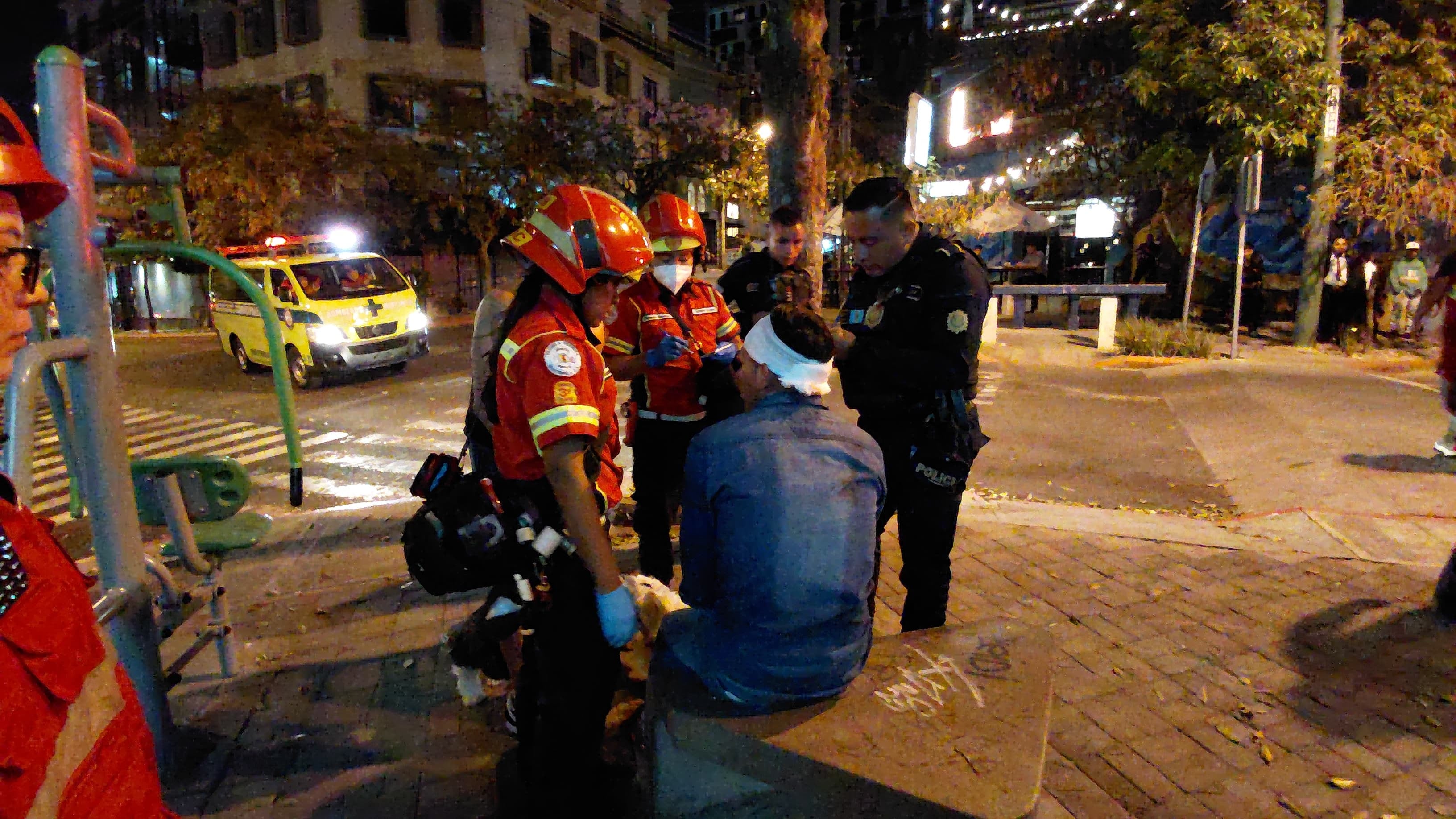 La víctima fue trasladada por Bomberos Municipales. Foto: CBM